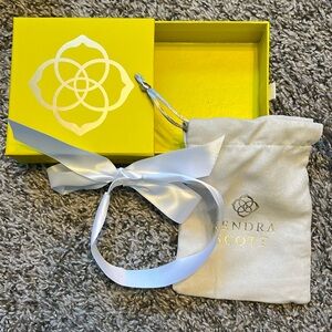 Kendra Scott Gift Box - Includes Box, Ribbon, and Dust Bag